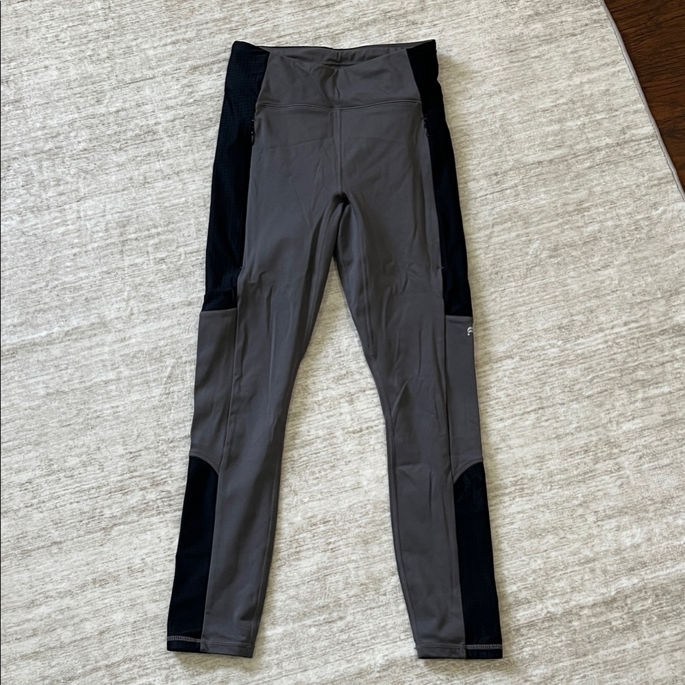 Fabletics Gray and Black Leggings